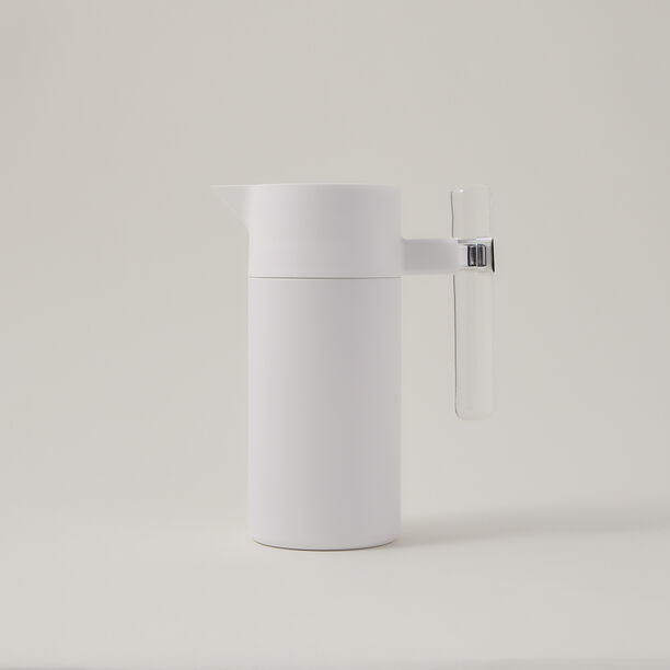 Steel Vacuum Flask 1.2L Arab Graph White image number 0