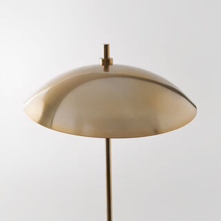 Homez Metal And Marble Floor Lamp, Gold 45*45*143Cm