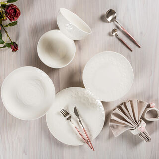 16 Pcs Dinner Set Rose Blossom