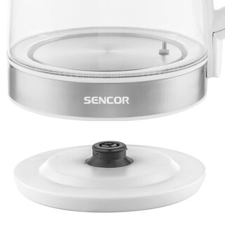 Sencor Kettle 2.0L Glass 2200W Temperature Control And Led 360 ° Strix Connector