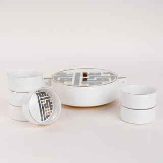 Kov 8 Pieces Porcelain Soup Tureen Set