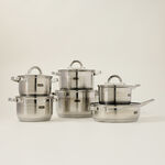 Alberto 12Pcs Stainless Steel Cookware Set image number 0