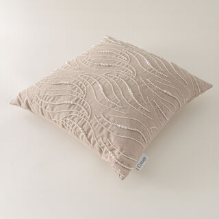 Cottage beaded wave cushion