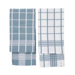 Cottage 2 Pieces Kitchen Towel Set L: 50 * W: 30Cm Summer Sea Design Blue Color image number 1