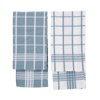 Cottage 2 Pieces Kitchen Towel Set L: 50 * W: 30Cm Summer Sea Design Blue Color