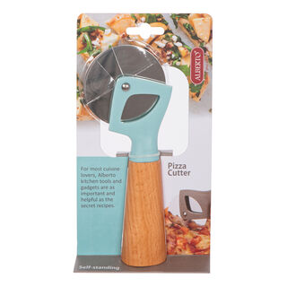 Alberto Pizza Cutter With Wooden Handle