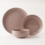 La Mesa 12pce stoneware dinner set, brown image number 0