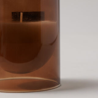 شمعة معطرة في برطمان زجاجي برائحة رمال العنبر