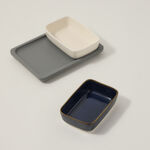 La Mesa porcelain multicolor nuts bowl set 2 Pcs image number 1