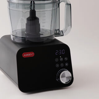 البرتو محضرة طعام ABS وAS سعة 2.5 لتر مع مؤقت 1000 واط