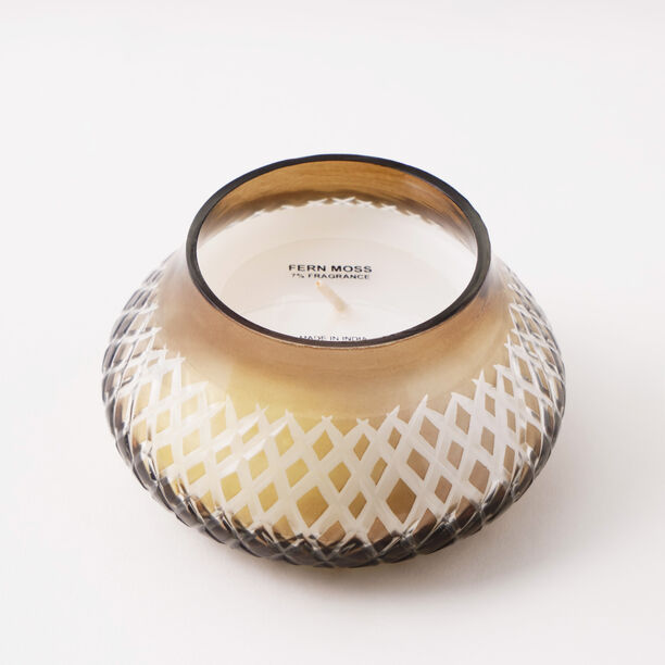 Homez scented glass jar candle 10*12.7cm image number 3