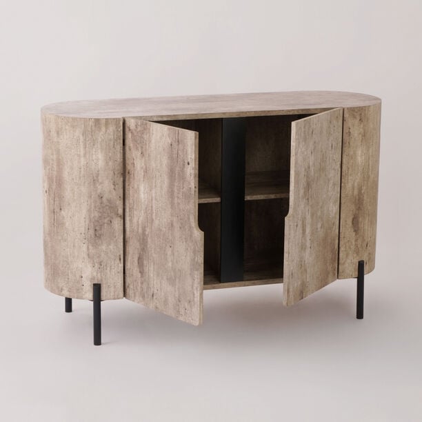 خزانة طاولة هومز بأرجل معدنية 120*40*75سم image number 1