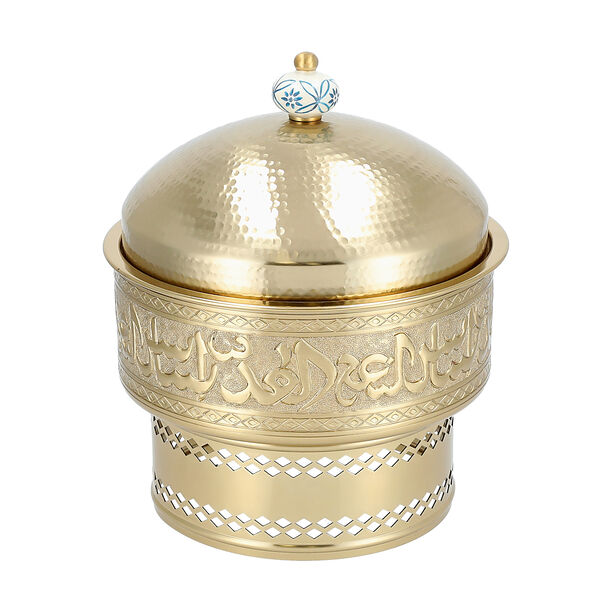 طبق تقديم مع سخان ستانلس ستيل   29*29*34 سم   لا ميسا image number 1
