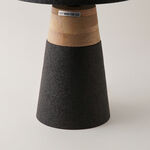 هومز مصباح طاولة خشب ومعدن، أسود 30*30*42 سم image number 3