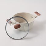 Alberto aluminum 7pcs cookware set, cream image number 3