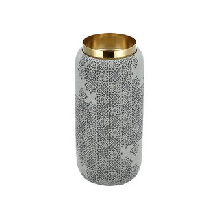 Sarab Ceramic Candle Holder 10*10*20 Cm