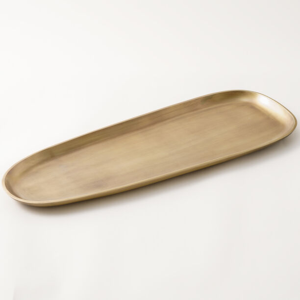 هومز صينية ديكور ذهبية 54*19*2 سم image number 0