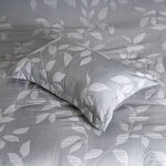 Cottage 3pcs jacquard king comforter set 220*240cm, grey image number 4