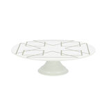 La Mesa Porcelain Cake Stand Gold image number 0