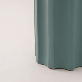 Homez Ceramic Candle Holder Taibah Collection, Green 15*10*10Cm