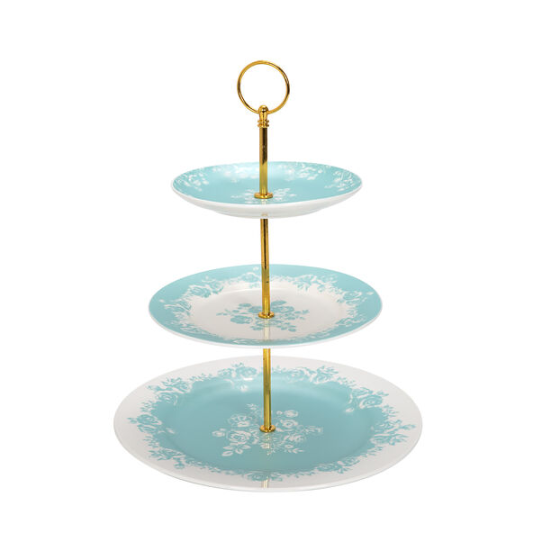 La Mesa Rosa 3 Tiers Cake Stand Tiffany image number 0