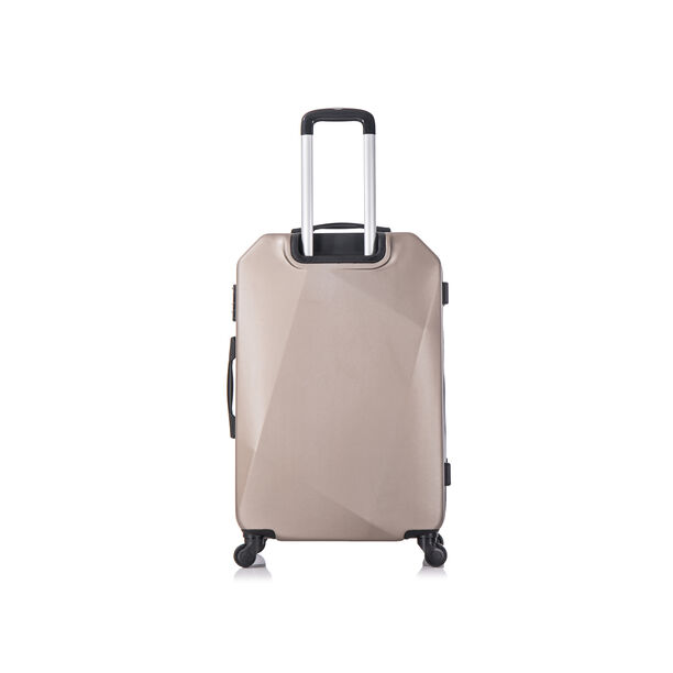 4 Piece Abs Trolley Case Set Diamond Champagne 18/22/26/30" image number 4