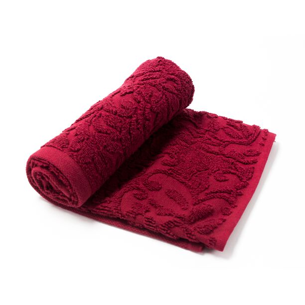 Cotton Towel Creed Red 40X60Cm image number 0