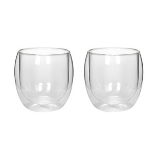 Mug Set 2 Pieces Double Wall Plain 300Ml Veer