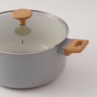 البرتو طقم قدور الومنيوم 9 قطع، رمادي