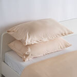 Boutique Blanche 3pcs cotton duvet cover 260*200cm 300 thread count peach image number 5