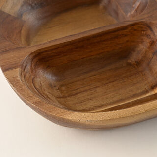 Dallaty Wooden Nuts Plate 31*17.5*3.8Cm