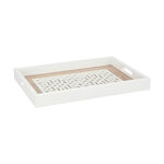 Wood Tray Pp 1Pc White Wood image number 1