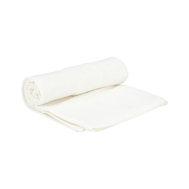 Cotton embroidered beige bath towel,70*140 cm image number 1