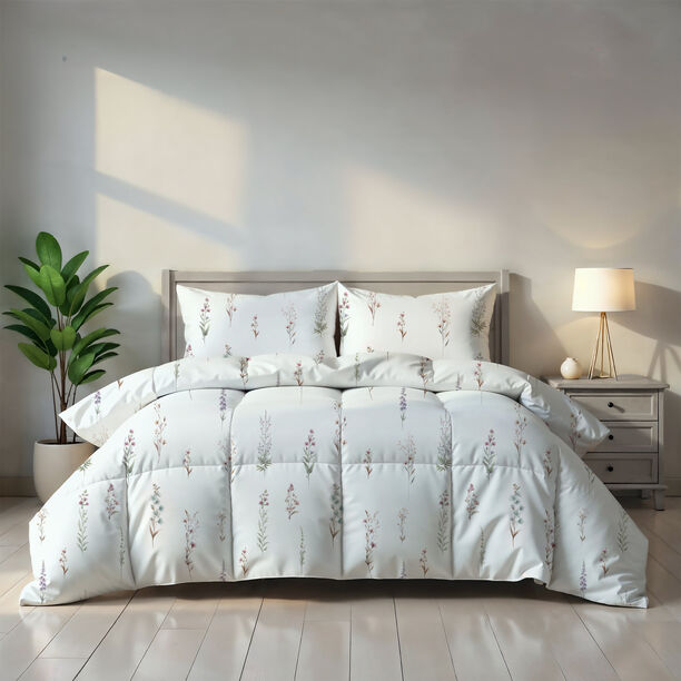 كوتاج طقم لحاف 6 قطع بتصميم زهور الحديقة سوبر كينج 240*260سم image number 2