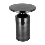 Aluminium Side Table Gun Metal Finish image number 1