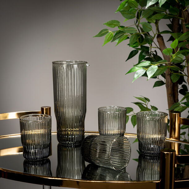 Drink Set 5 Pcs Smoke Col Tumbler 290Ml image number 0