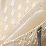 Cottage collapsible plastic laundry basket 26L, white image number 5