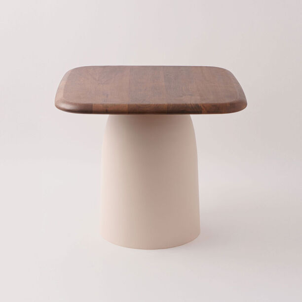 Homez wooden coffee table 54*52*44cm image number 1