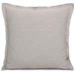 Linen beige cushion cover 50*50 cm image number 0