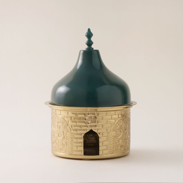 La Mesa Metal Serving Pot 20*20*27Cm, Green image number 0