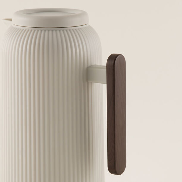 Dallaty White Plastic Thermos 1L image number 4