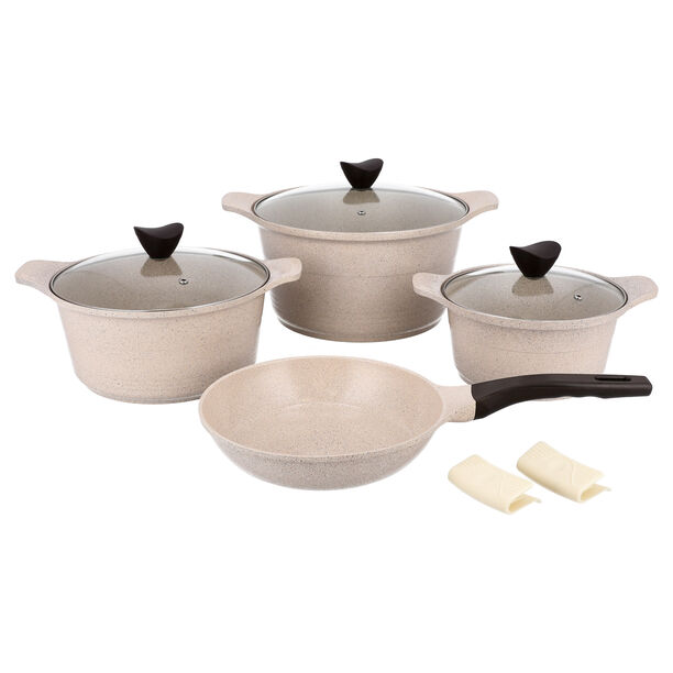 7Pcs Cast Aluminum Cookware Set image number 0