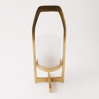 Lucerna Ramadan Geometric Lanterns Medium, Gold 14*14*38Cm