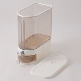 Alberto plastic rice dispenser, white 11kg