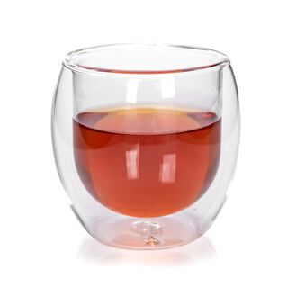 Arabic Coffee Cups Double Wall Glass 2 Pisces 