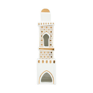 Ceramic T Light Candle Holder 9.5*9.5*37.5 Cm