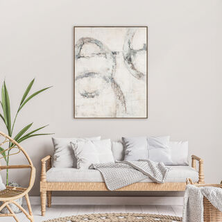 هومز لوحة جدارية كانفاس بإطار خشبي، 120*150سم