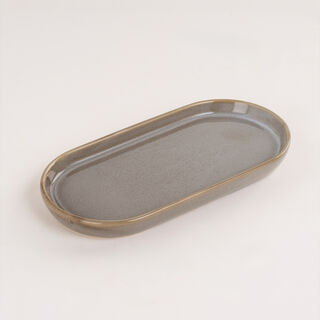 Homez glossed stone bath tray