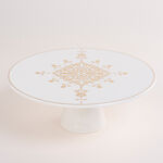 Footed Cake Stand Gold Frill image number 0