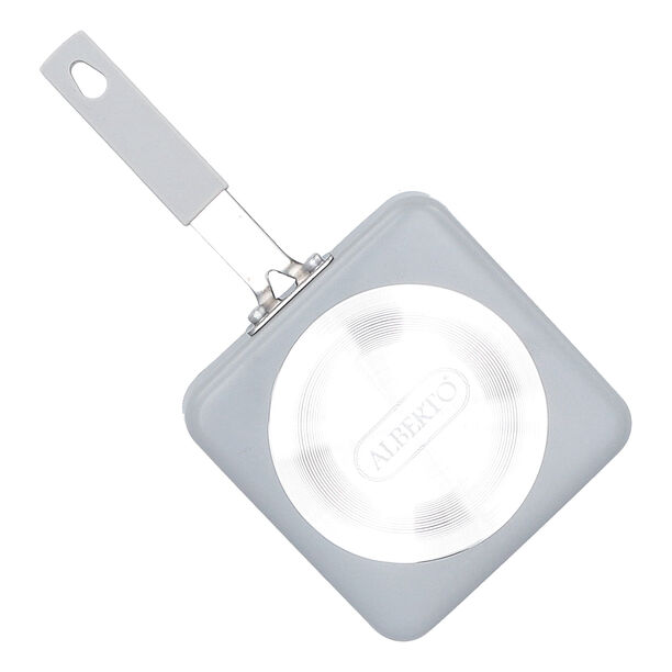 Alberto Square Frypan With Silicone Handle Non Stick   L:12*W:12cm 2.00Mm   image number 2